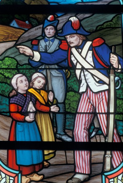 Loire Atlantique No. 107 - Nantes - Musee Dobree - Temporary Expo - Stained glass and war of Vendee by Unknown